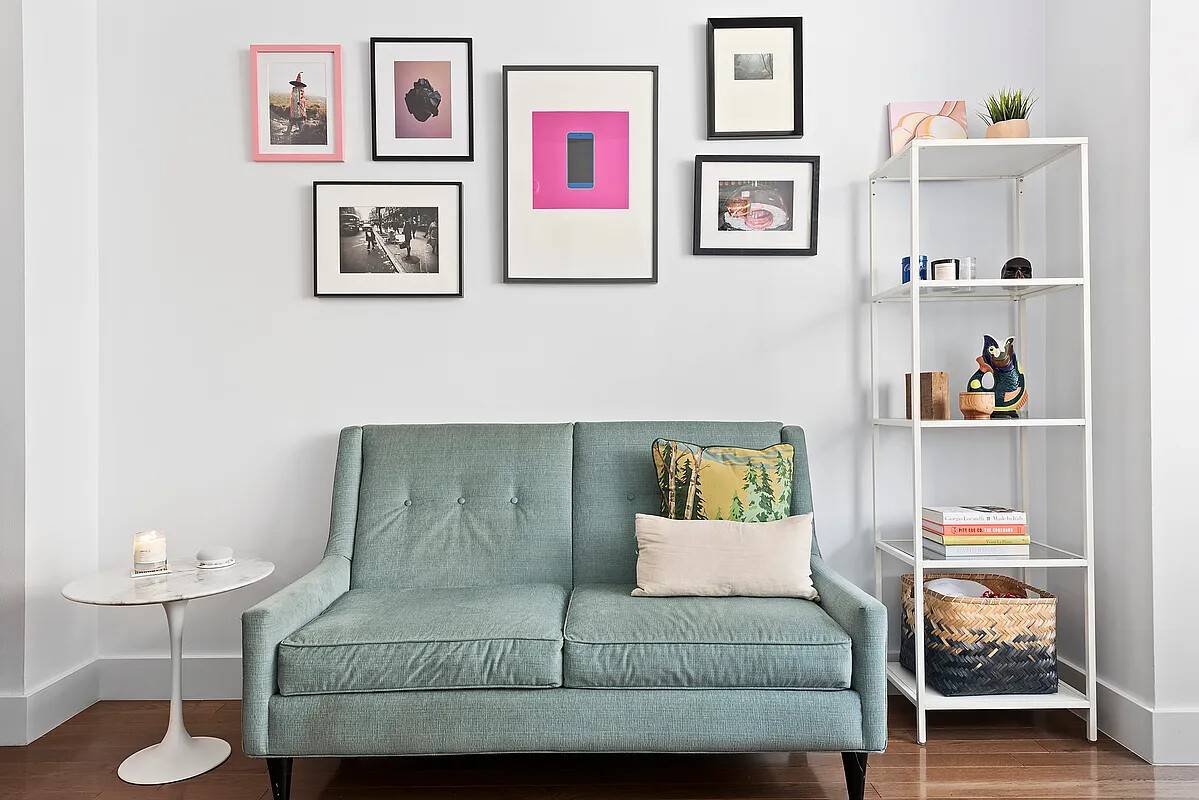 Set in a contemporary condominium one block from McCarren Park, this impeccably designed duplex apartment spans 1, 164 square feet and features wide plank hardwood floors, oversized windows, and high ...