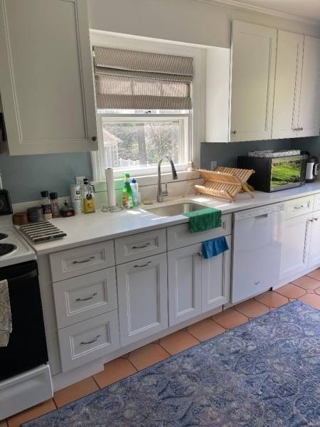 Charming 3 bedroom cape with first floor master, close to the Cove of Mountain Lake, freshly painted, with private back yard and renovated kitchen.