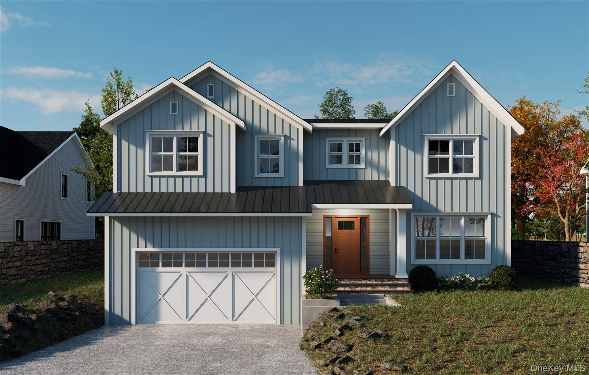 Discover the perfect blend of elegance and modern comfort in this stunning new construction Modern Farmhouse Colonial situated on an exclusive street adjacent to Engineer s Golf Course.