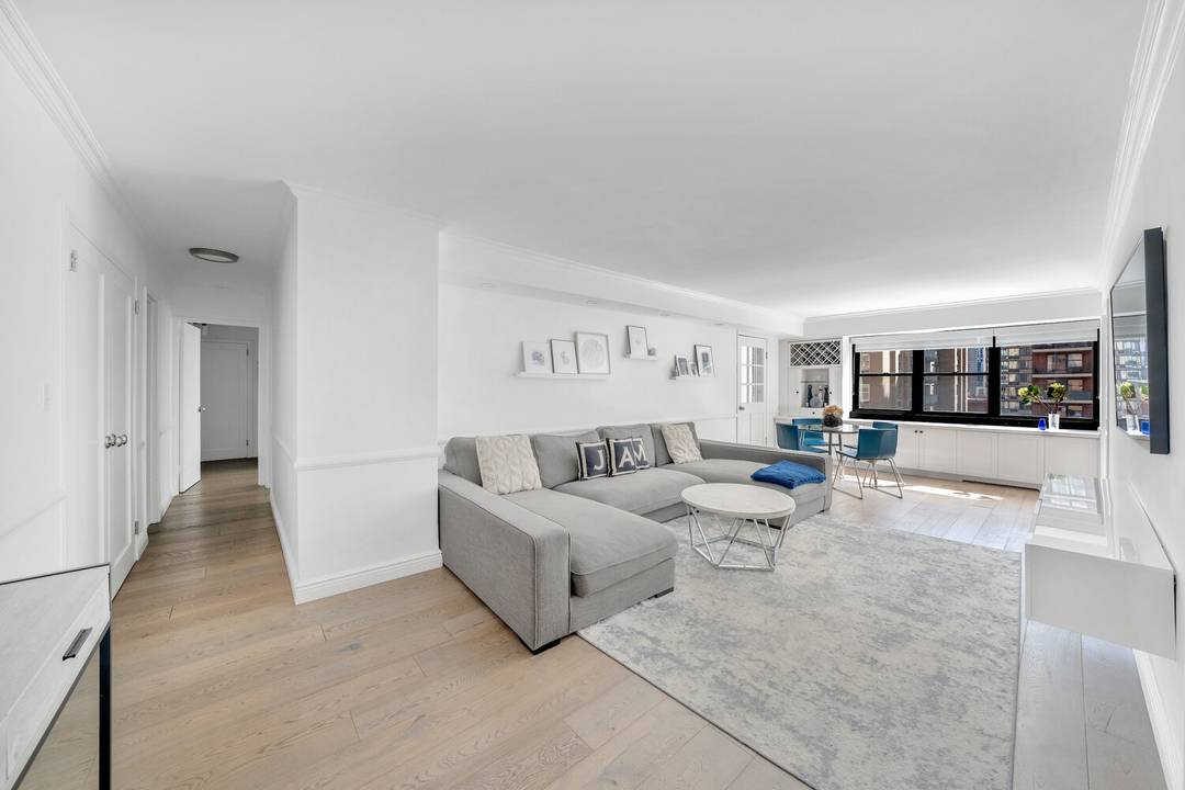 High on the 10th floor at 235 East 87th Street, this spacious residence is legally a 2 bedroom, 2 bath home, currently configured as a 3 bedroom to offer greater ...