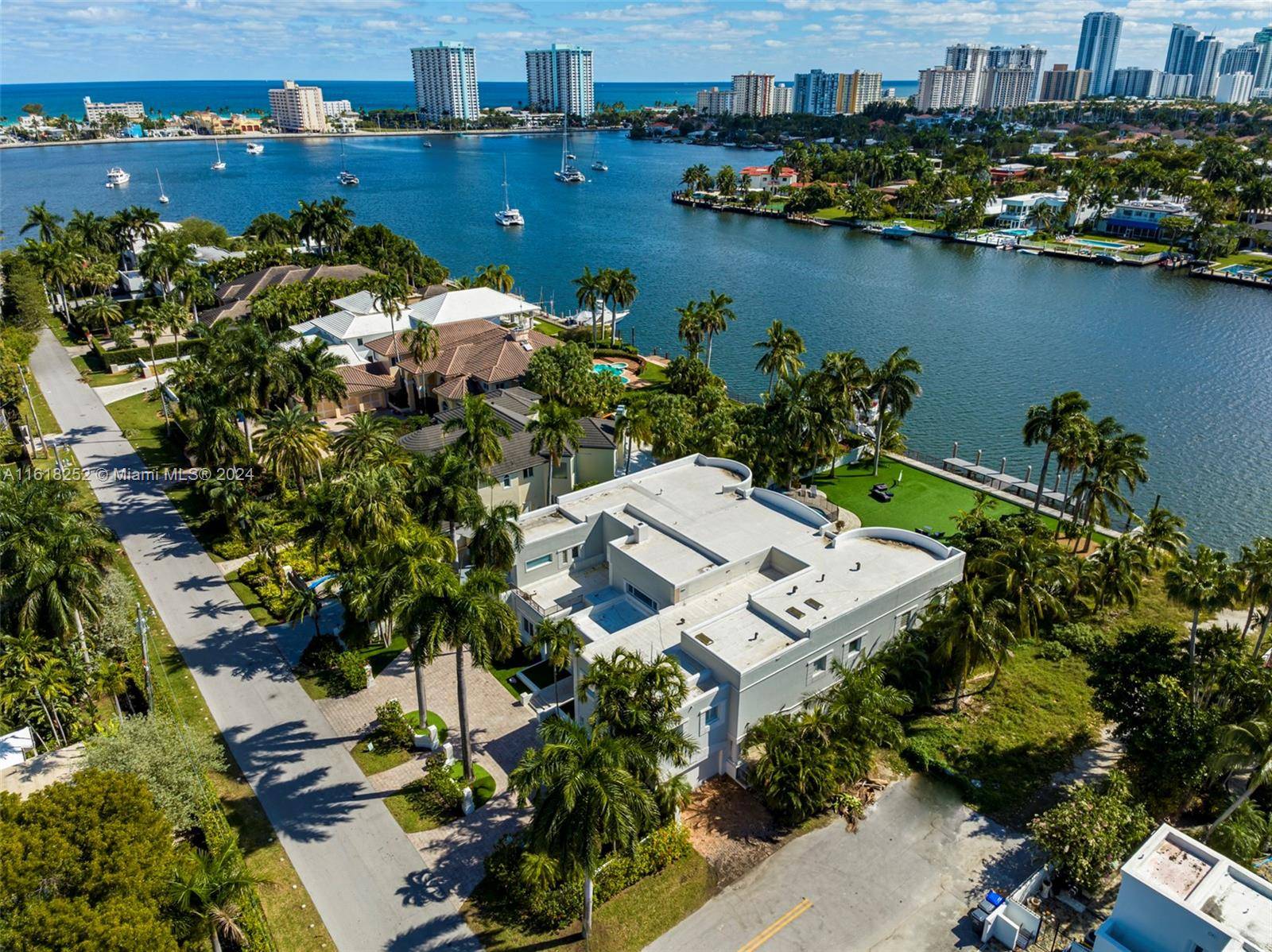 Experience luxury living with direct Intracoastal access and no fixed bridges in this stunningly redesigned two story mansion on Hollywood's waterfront.