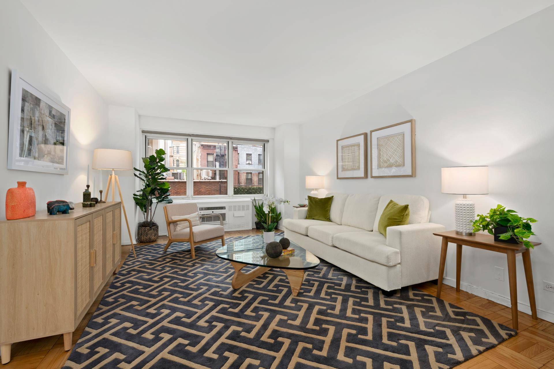 Welcome to your own New York story Value priced beautiful move in ready one bedroom features great light, immense closets, pin drop quiet and SUPER LOW MONTHLIES.