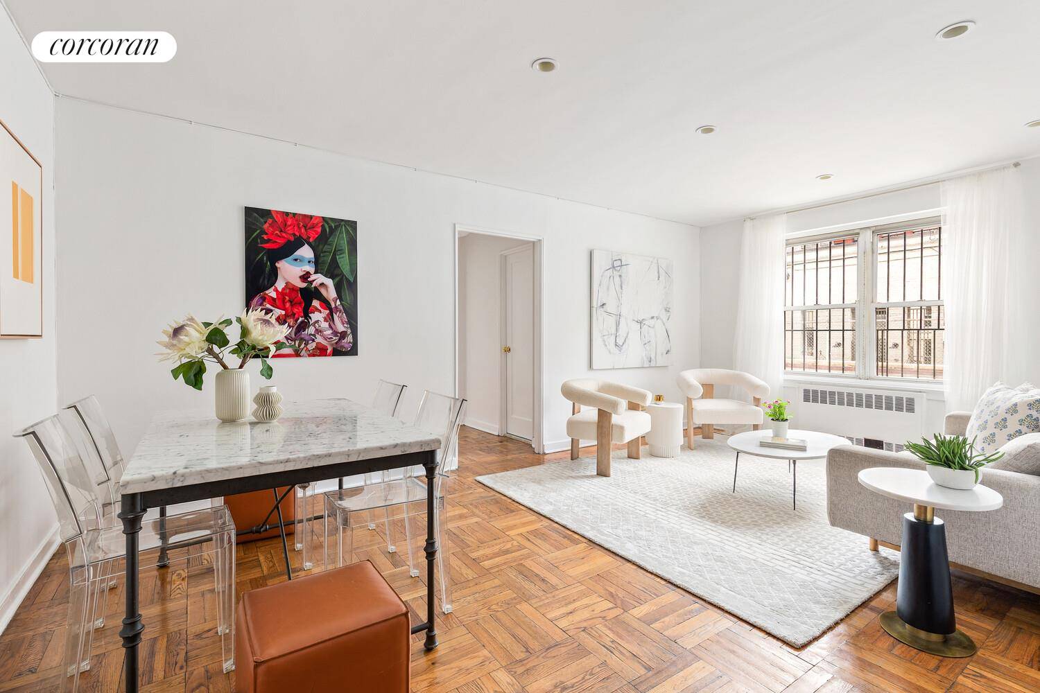 Located on a tree lined street in the heart of Cobble Hill, Apartment 1F at 210 Congress Street features six windows with southern exposure and a 7th with southeast exposure, ...