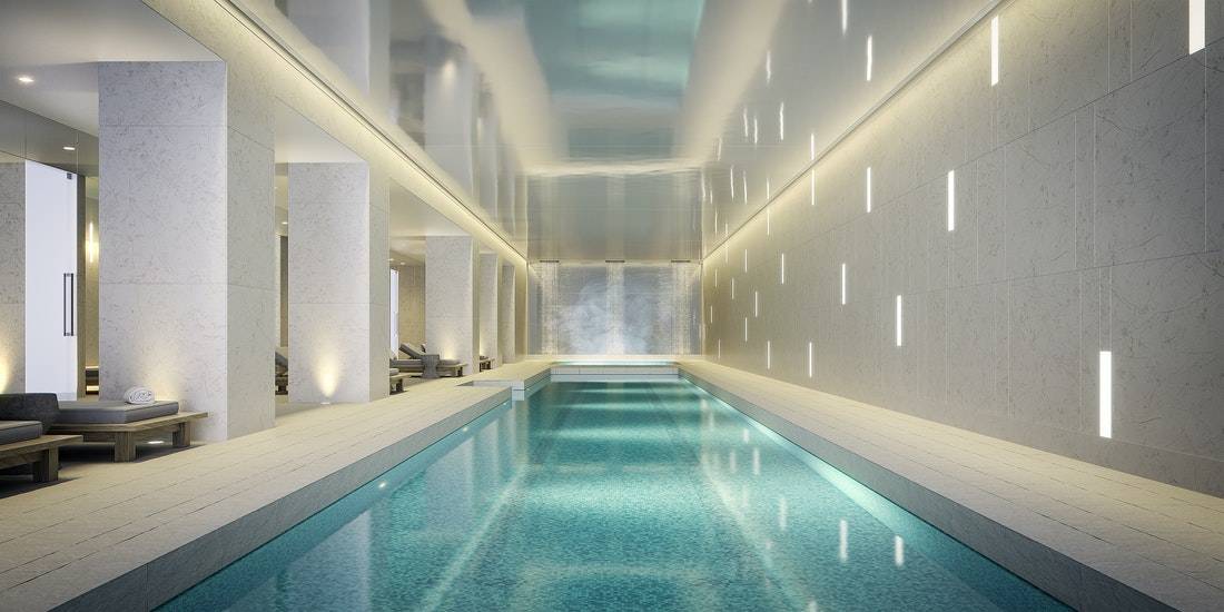 Immediate Occupancy. Wrapped in floor to ceiling windows, this stunning 2, 589 square foot, four bedroom, four and a half bath condominium has an elegant and versatile layout with open ...