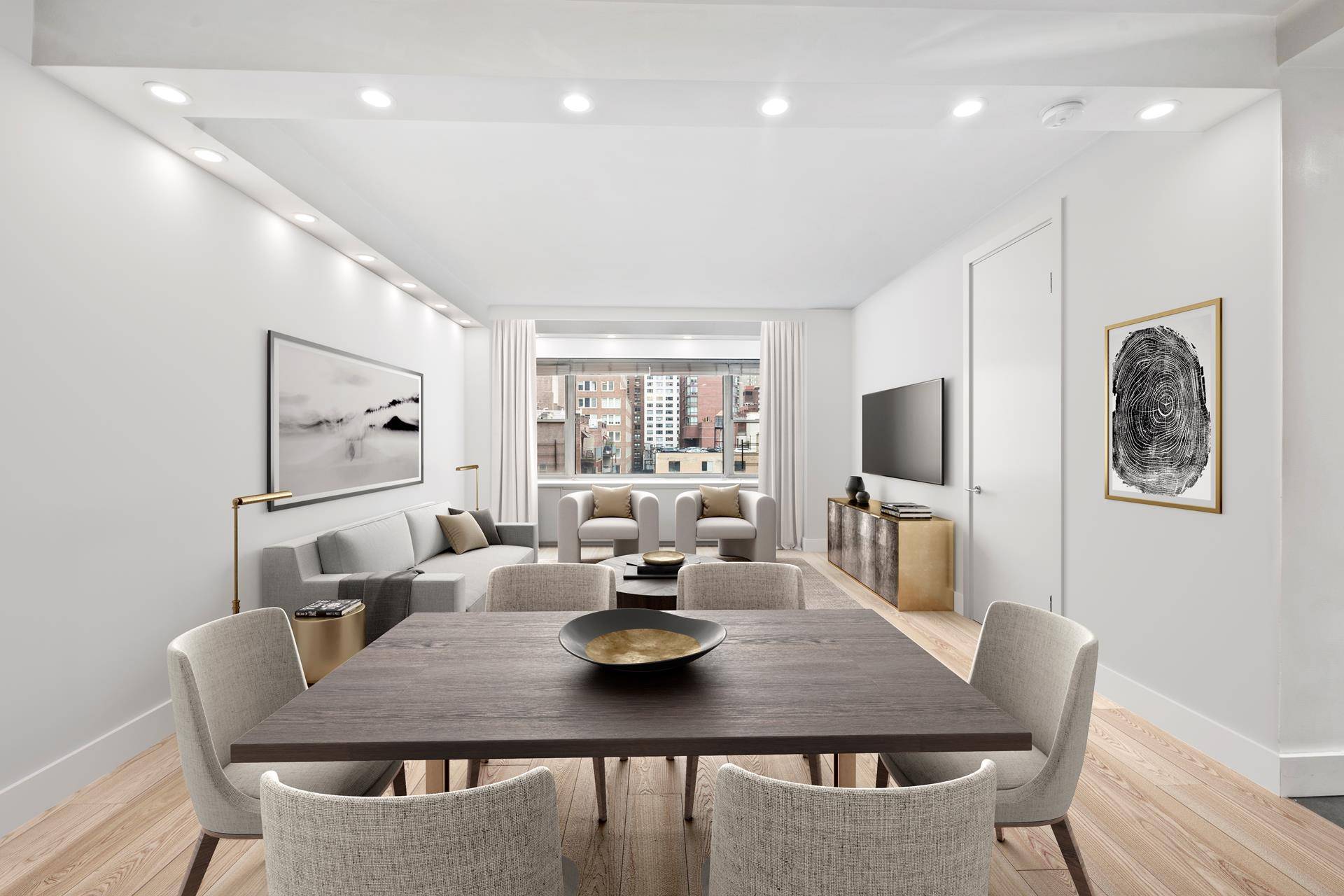 Welcome to The St Tropez at 340 East 64th Street, Unit 9SThis triple mint, Soho Style, 3 bedroom, 2 full bathrooms plus a half bathroom is a true gem.