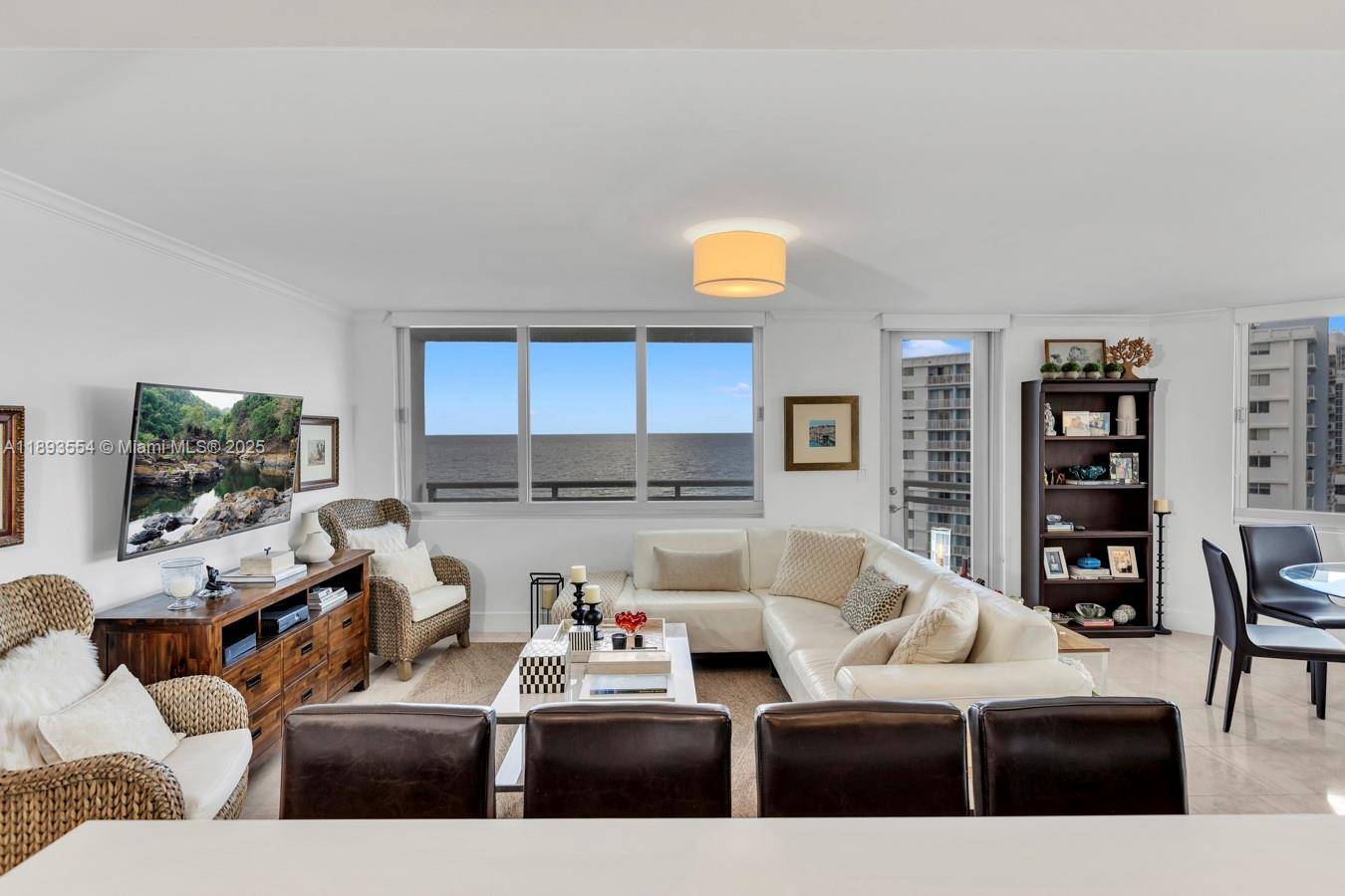 Elegant residence with a direct ocean view from your balcony and living areas.