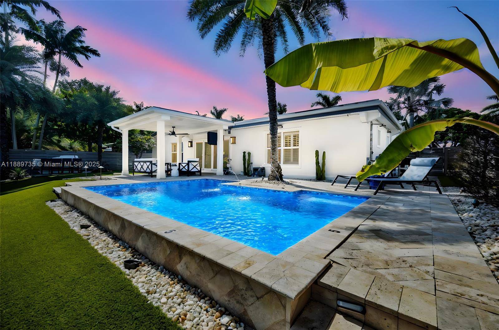 Stunningly updated 4BR 3BA home with 2, 209 SF in the heart of Oakland Park.