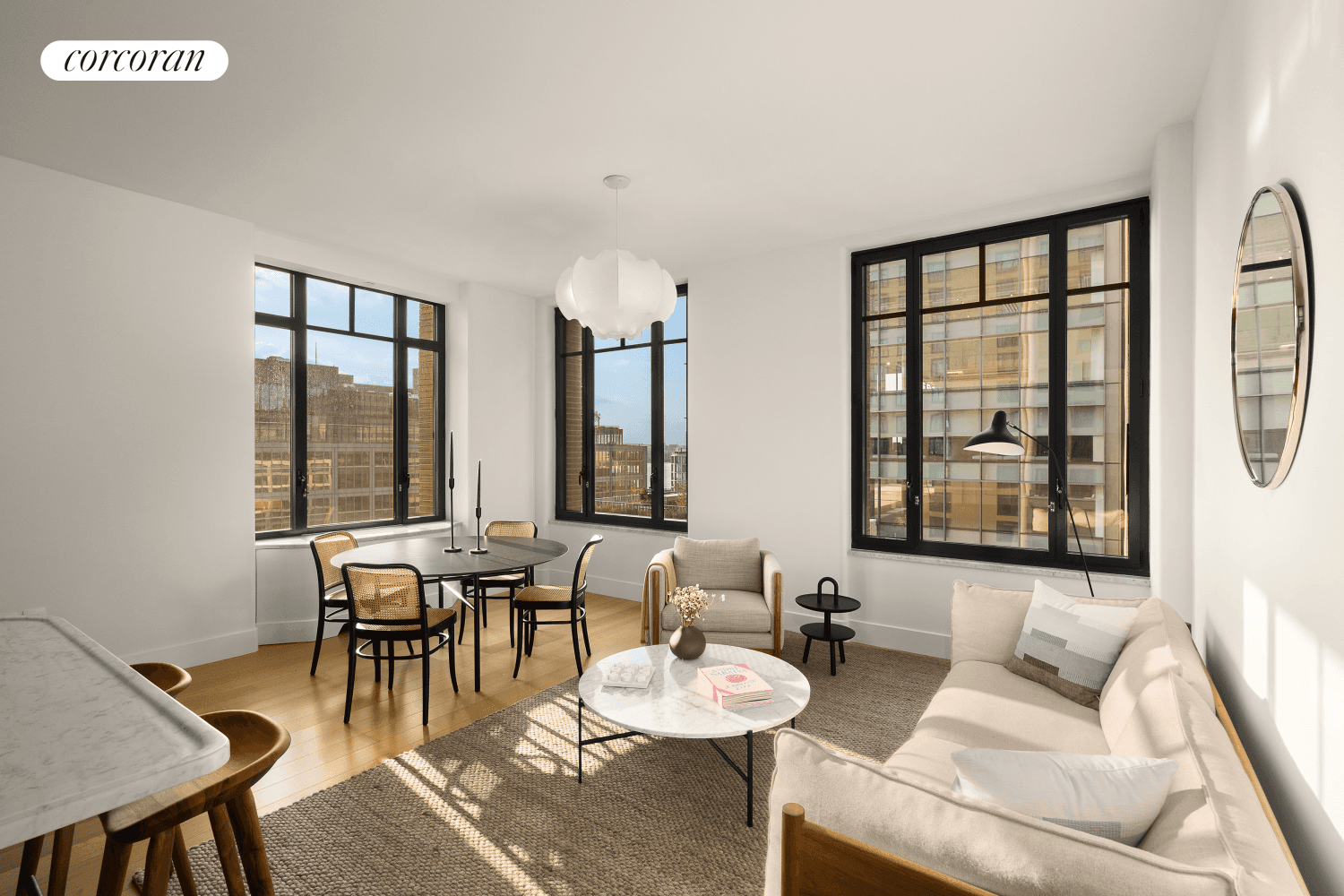 Over 90 Sold ! Immediate OccupancyResidence 19D is a beautiful three bedrooms, two and a half bathrooms home with stunning views of the Hudson River from all directions.