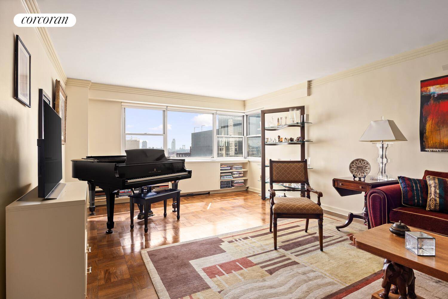 RARELY AVAILABLE OVERSIZED 1 BEDROOM, 1 BATHROOM WITH SWEEPING VIEWS Perched on the 20th floor of the legendary Stewart House, this 1, 108 SF residence offers abundant natural light, open ...