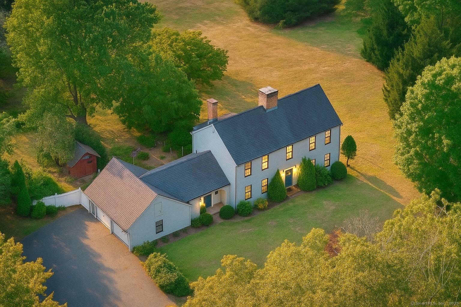 HIGHEST BEST OFFER DEADLINE TUESDAY, SEPTEMBER 9th AT 5 00PM Welcome to 495 Quaker Farms Road, a timeless 3 bedroom home set on rolling grounds with an estate like presence.