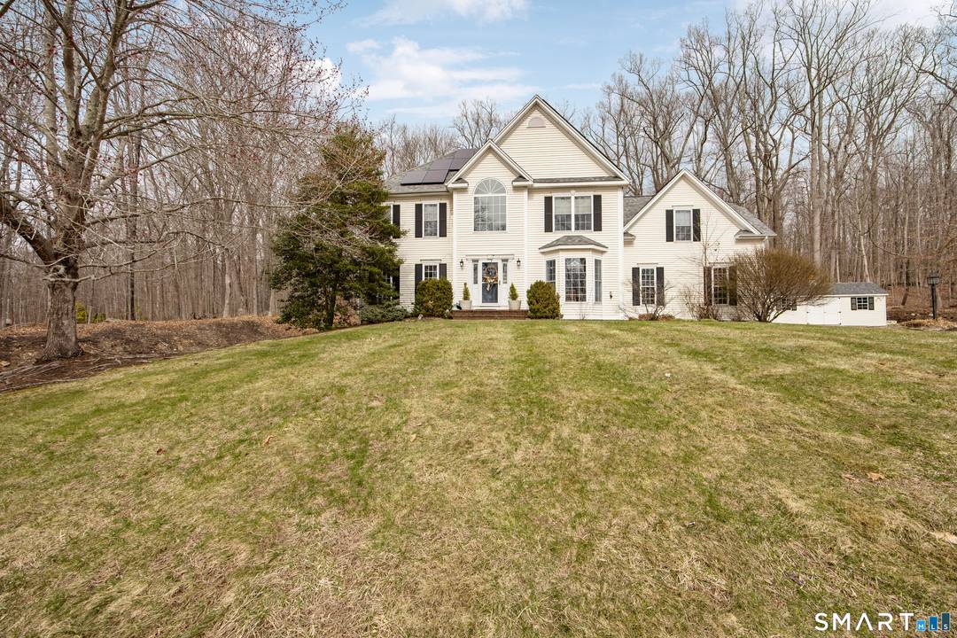 Tucked away on 3. 4 peaceful, private acres, this beautifully updated Colonial has been thoughtfully improved from top to bottom since it was built in 1997.