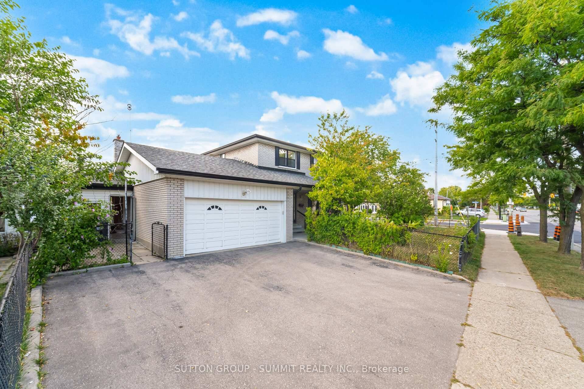 Fabulous sun filled 4 Bedroom, 3 Bath Detached Home on a Prime Corner Lot at Bloor amp ; Cawthra.
