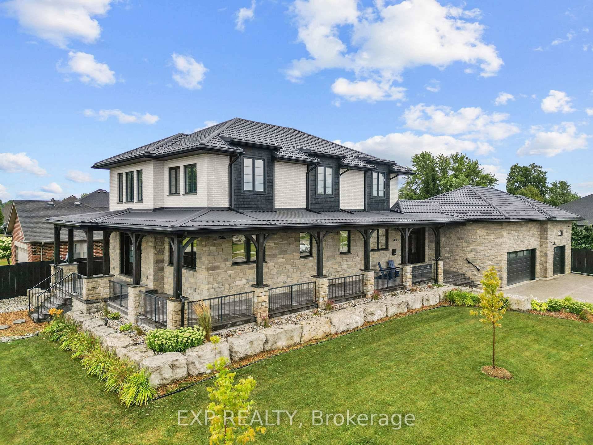 Welcome to a home where modern design meets small town living, built just five years ago by Marvel Stone amp ; Masonry.