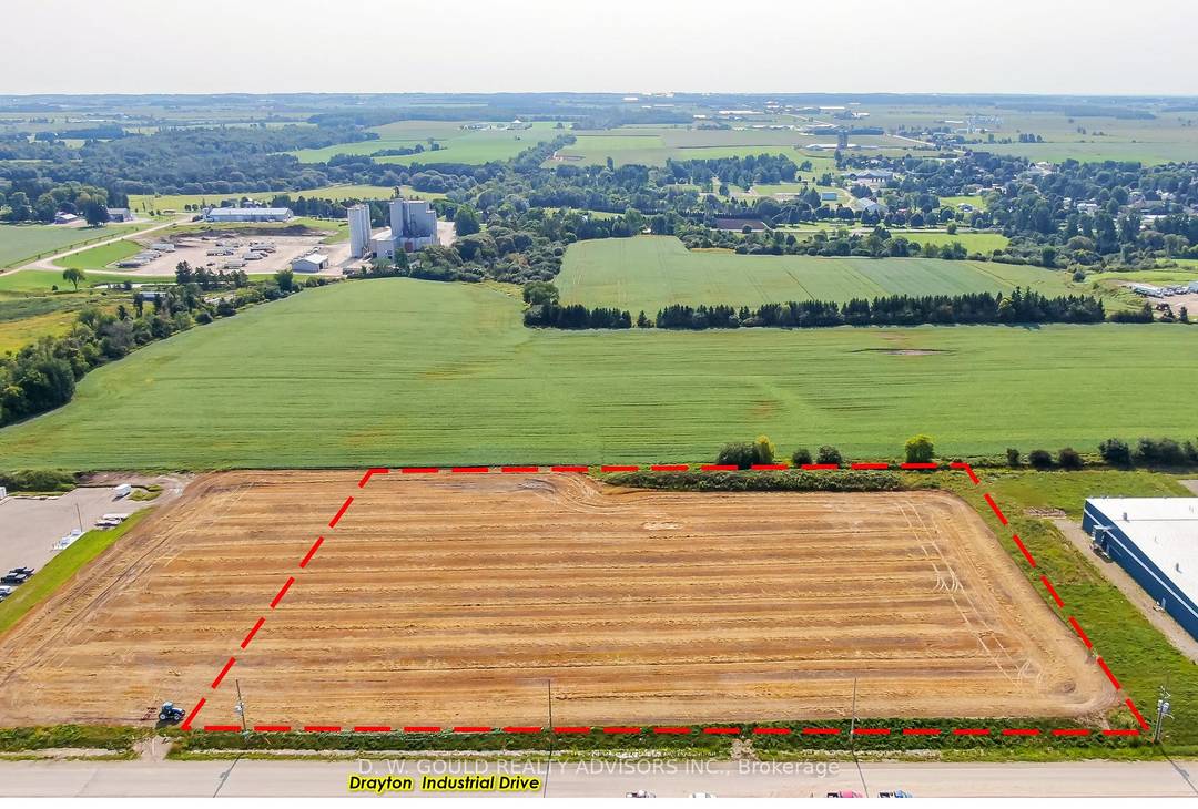 6. 536 acres of rectangular flat vacant Industrial Commercial Lot in Drayton.