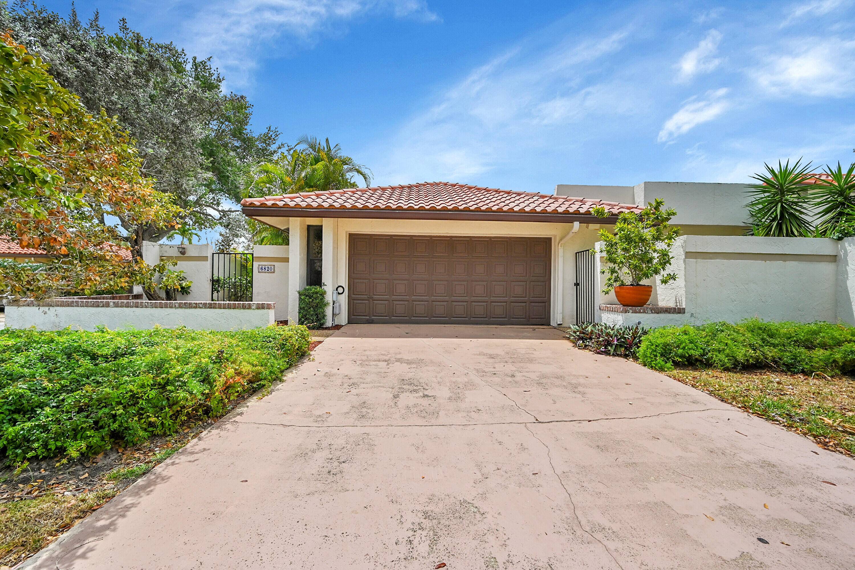Discover timeless Old Spanish charm in this beautifully upgraded Mediterranean style 2 bedroom, 2 bath home, ideally situated on a quiet interior corner lot in the gated, all ages community ...