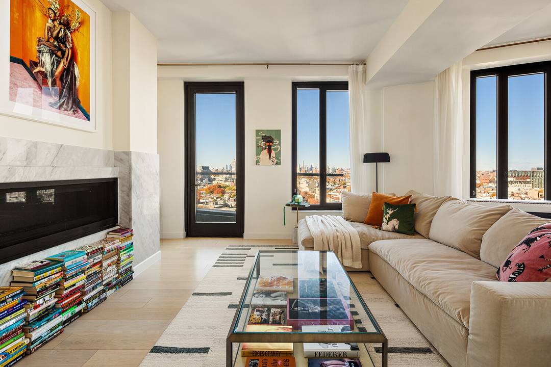 Full Floor Designer Penthouse with 360 Degree Views of Manhattan, Brooklyn, Prospect Park, the Brooklyn Museum, and the East River !