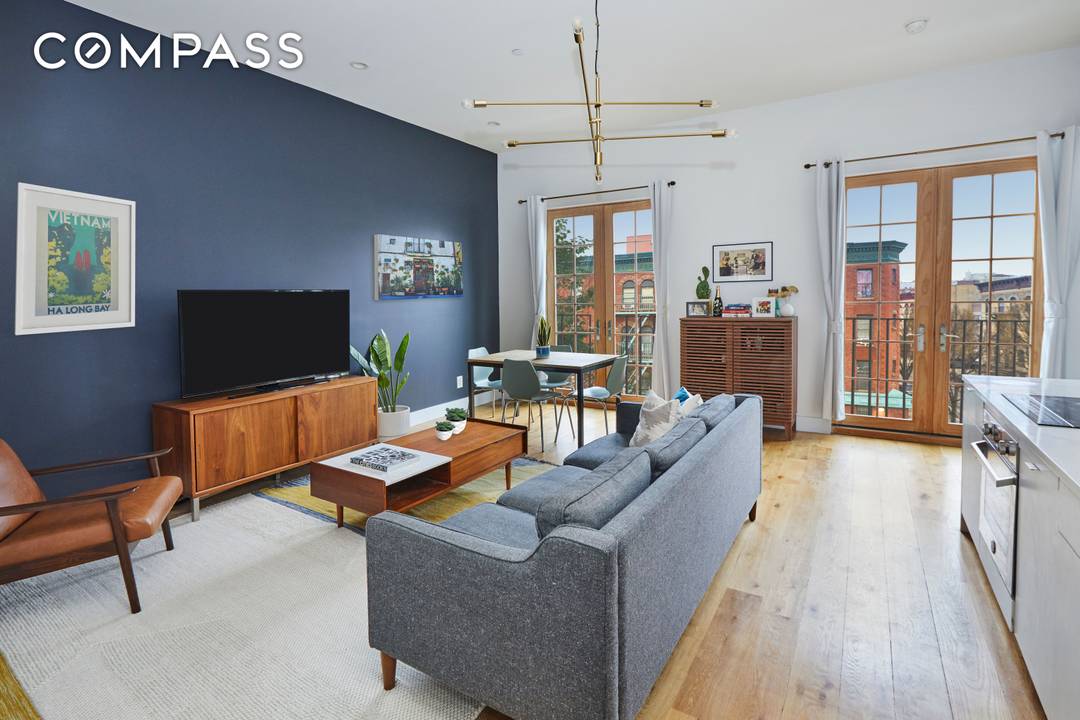 Welcome to 216 Pulaski Street 3R, a one bedroom with private roof space in a well thought out and intelligently designed boutique condominium.