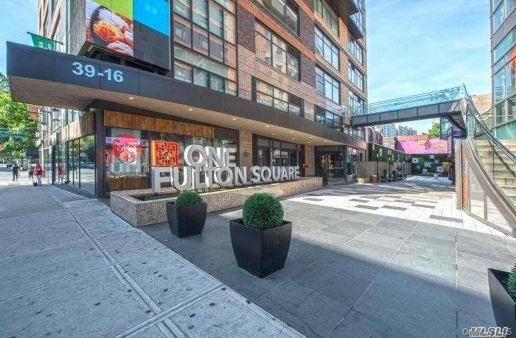 Bright and sunny fully furnished 2br 2ba unit at One Fulton Square luxury condo building in the heart of bustling Flushing.