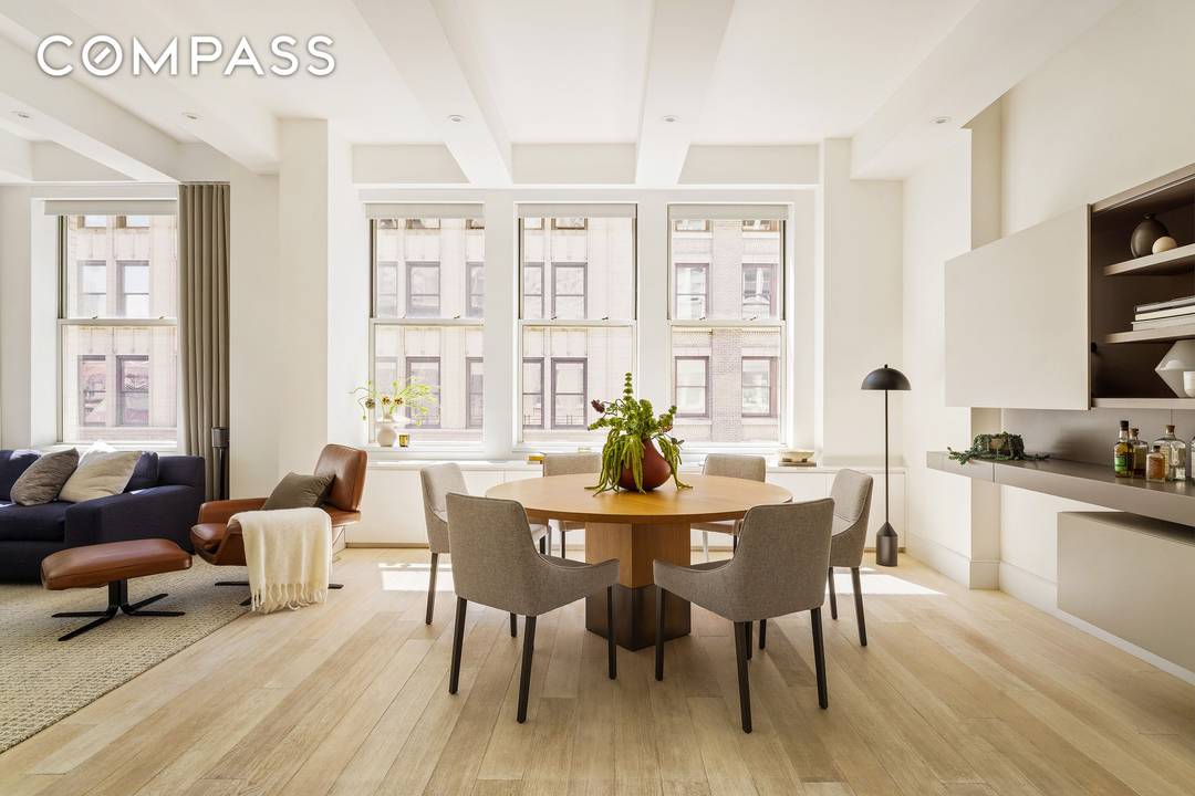 Flatiron loft with an immaculate turnkey renovation.