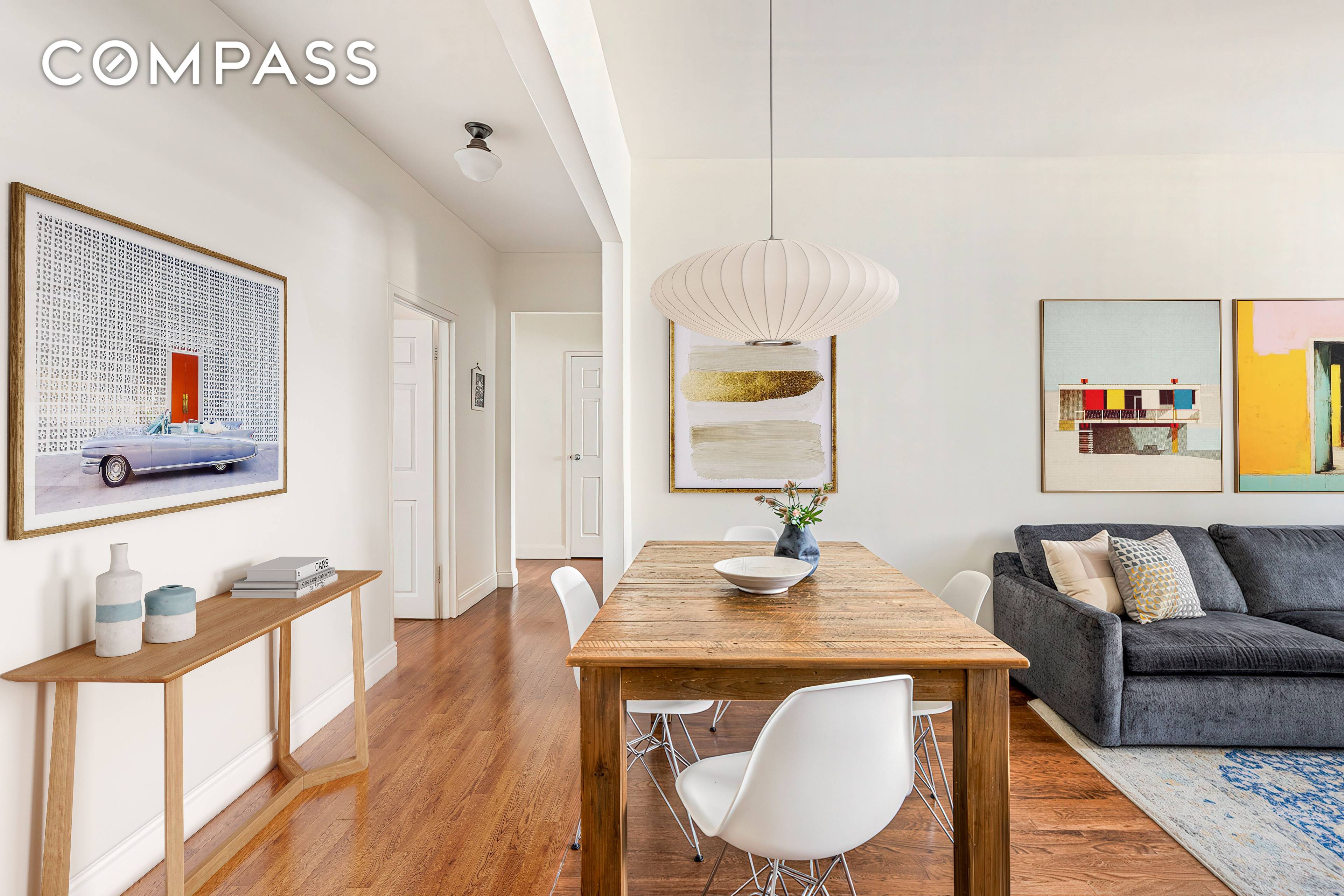Residence 3G at 295 St. John s Place is a generously proportioned two bedroom home with a beautifully renovated eat in kitchen, oversized bedrooms, great natural light, and a fantastic ...