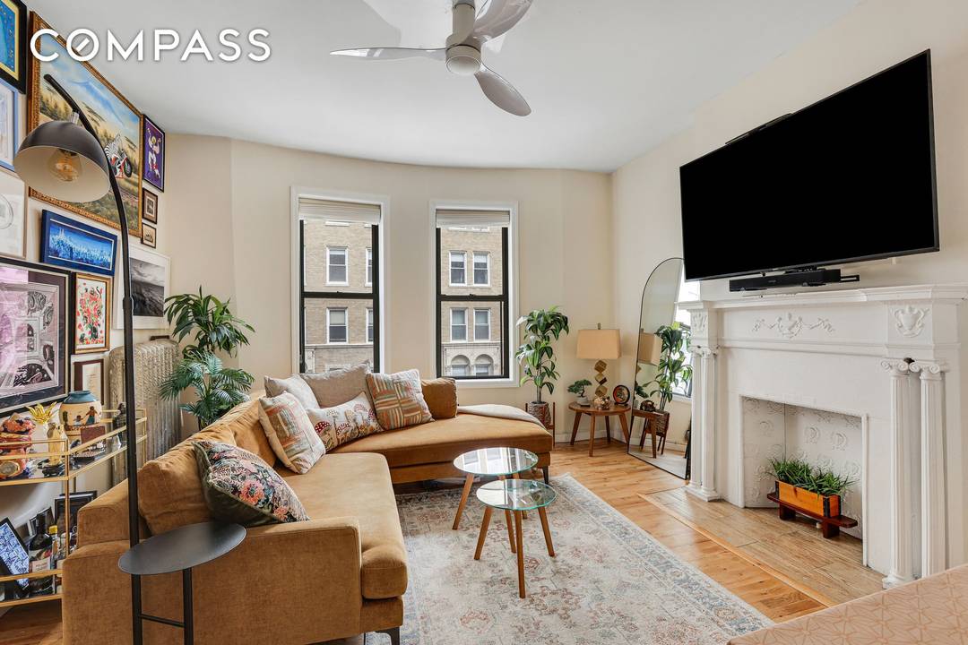 This north facing pre war one bedroom seamlessly combines charm, modern updates, and a prime Upper West Side location.
