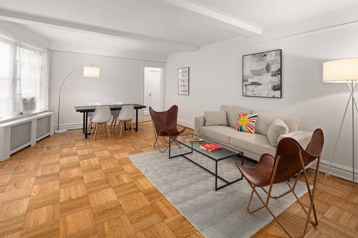 Apartment 5A at 35 West 92nd Street is a spacious pre war home with a washer dryer.