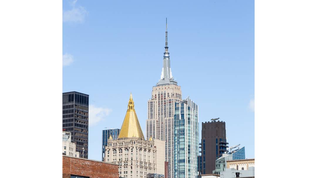 Incredible sun lit high floor renovated one bedroom with Empire State Building views.