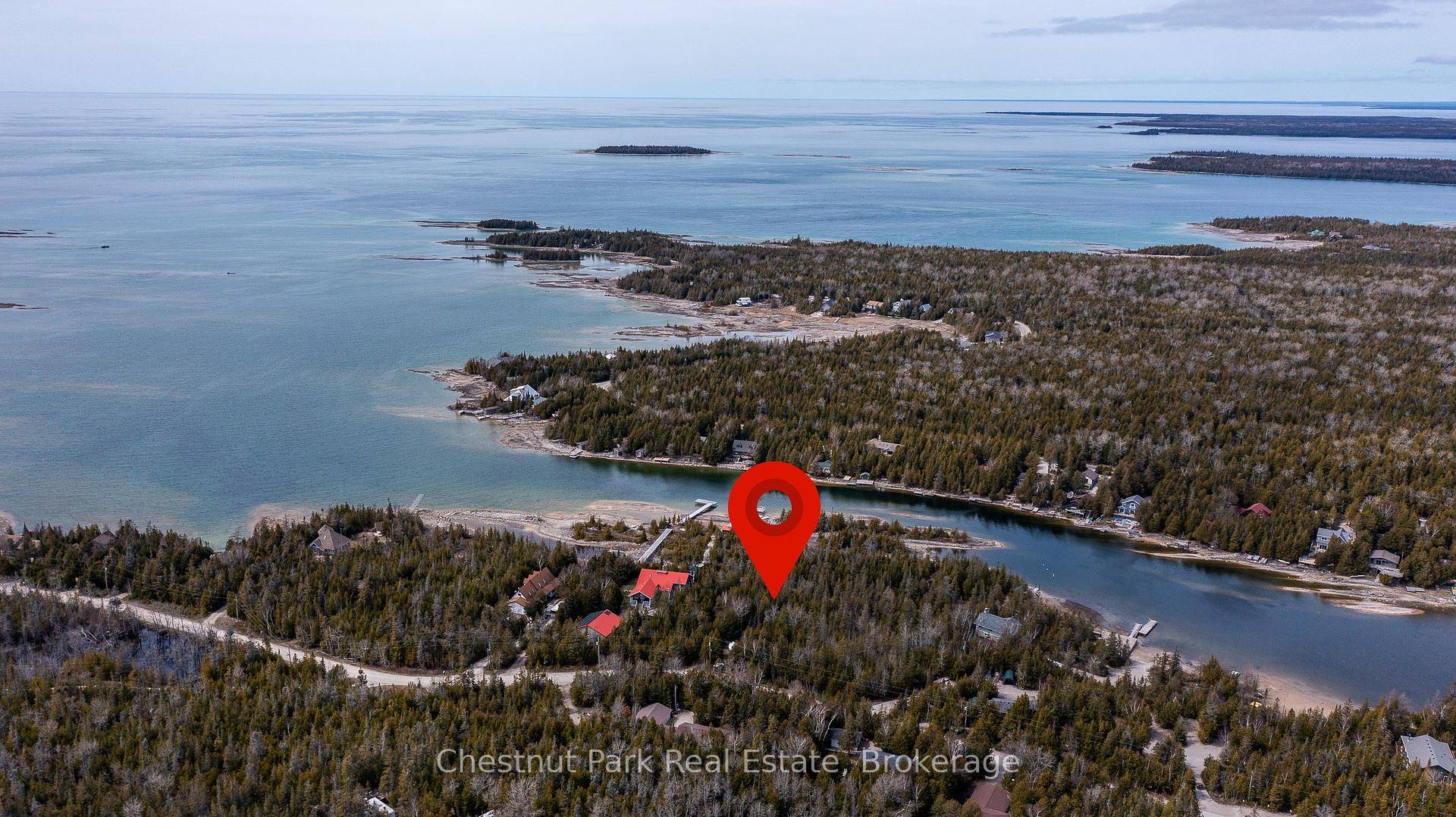 Beautiful 1 ACRE waterfront property situated on the tip of the Bruce Peninsula.