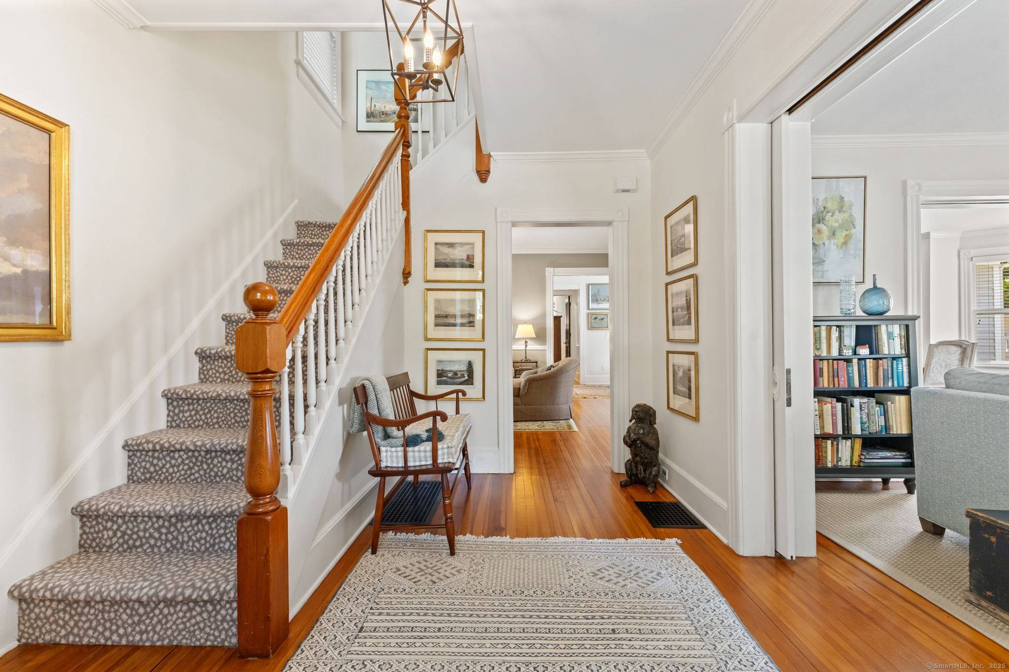 A sophisticated Victorian home on a sought after in town street with the amenities for today's lifestyle.