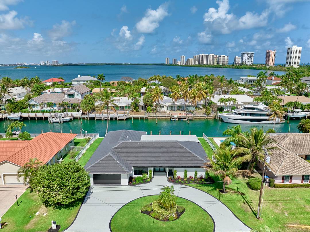 Completely remodeled waterfront home on Singer Island.