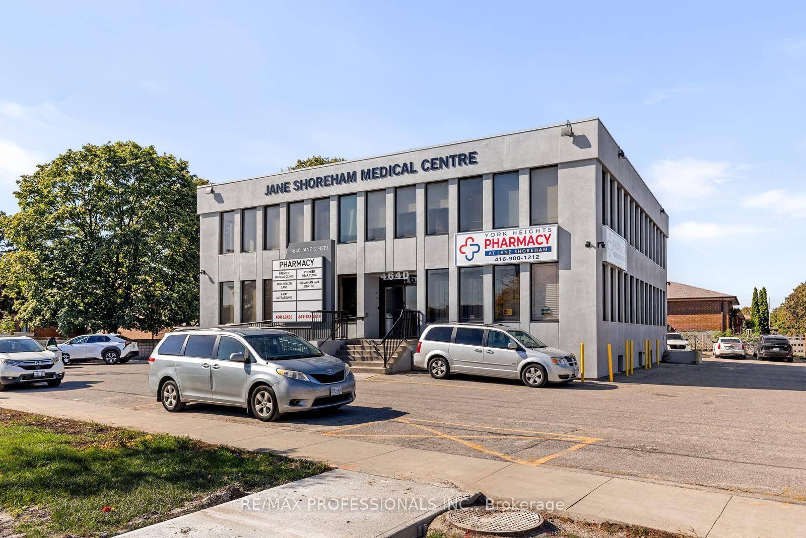 Newly renovated building inside and out with new signage.