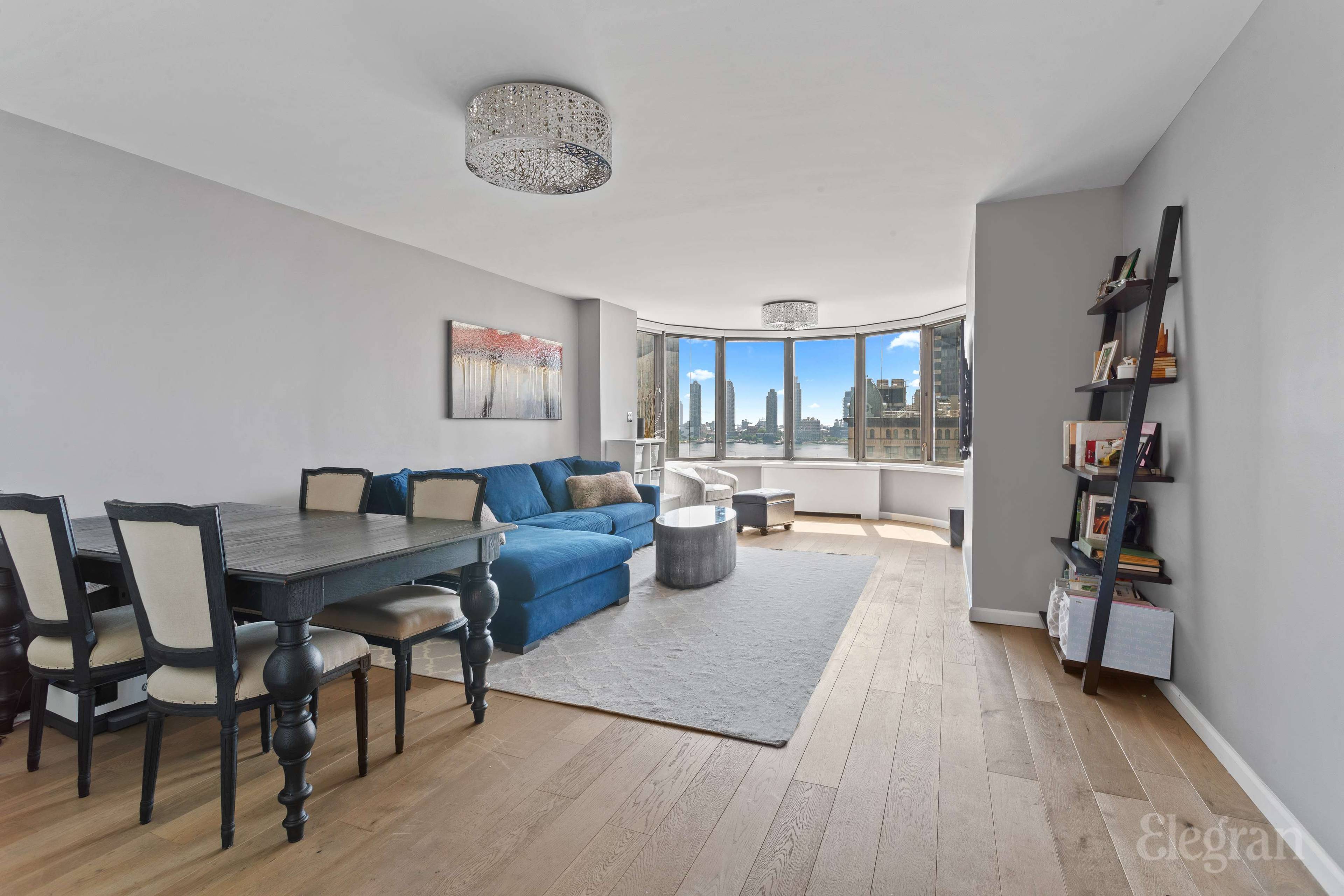 This one of a kind 4 bedroom at The Corinthian provides unobstructed East River views and includes two recently refinished private balconies.