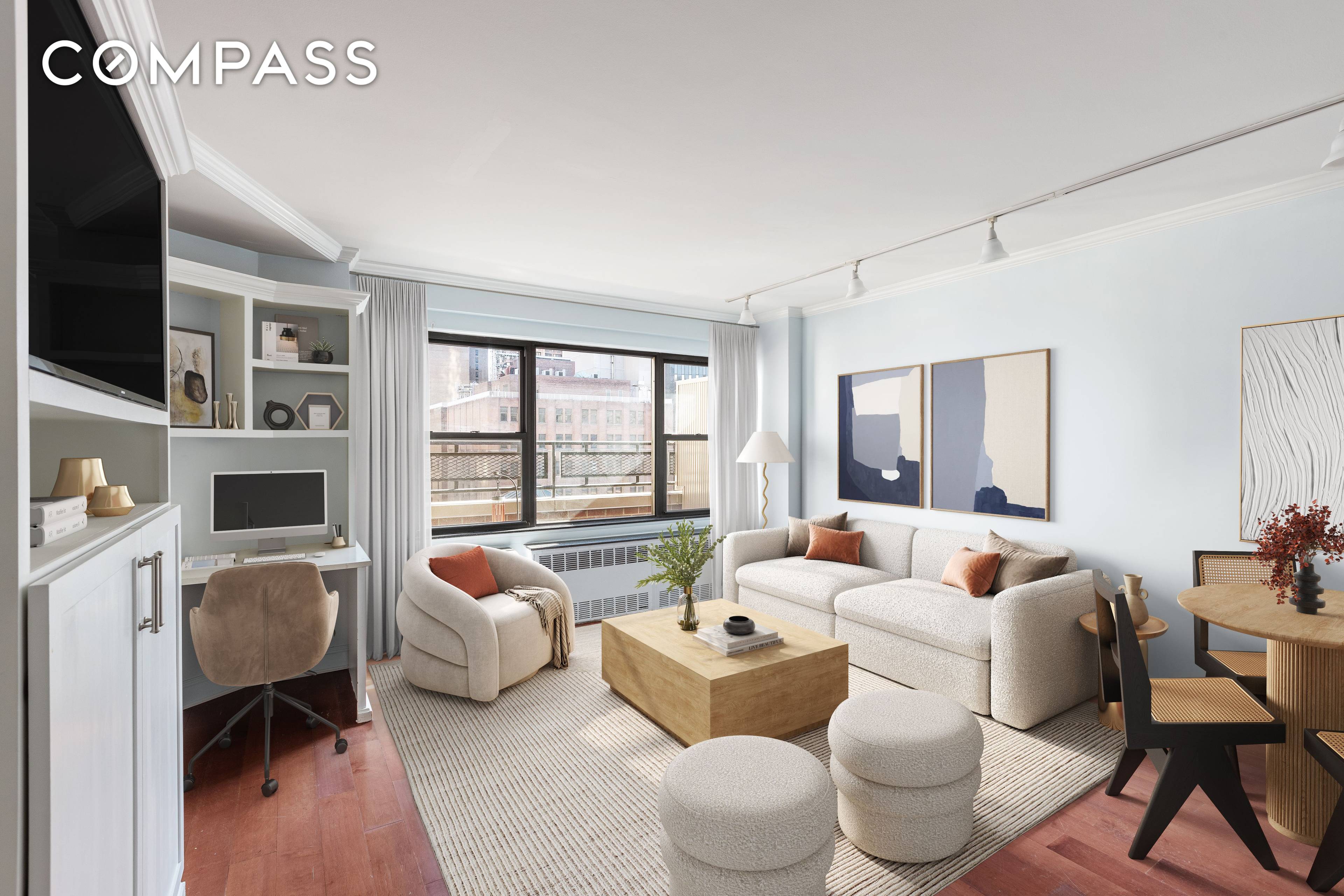 Introducing Residence PHC, located at 210 E 36th St, a charming and bright apartment boasting a private and expansive wraparound terrace offering stunning city views.