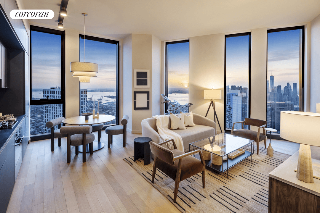 Immediate Occupancy. Designed by award winning SHoP Architects, residence 53A is a generously proportioned 1, 266 SF northwest facing two bedroom, two and a half bathroom home with ceiling heights ...