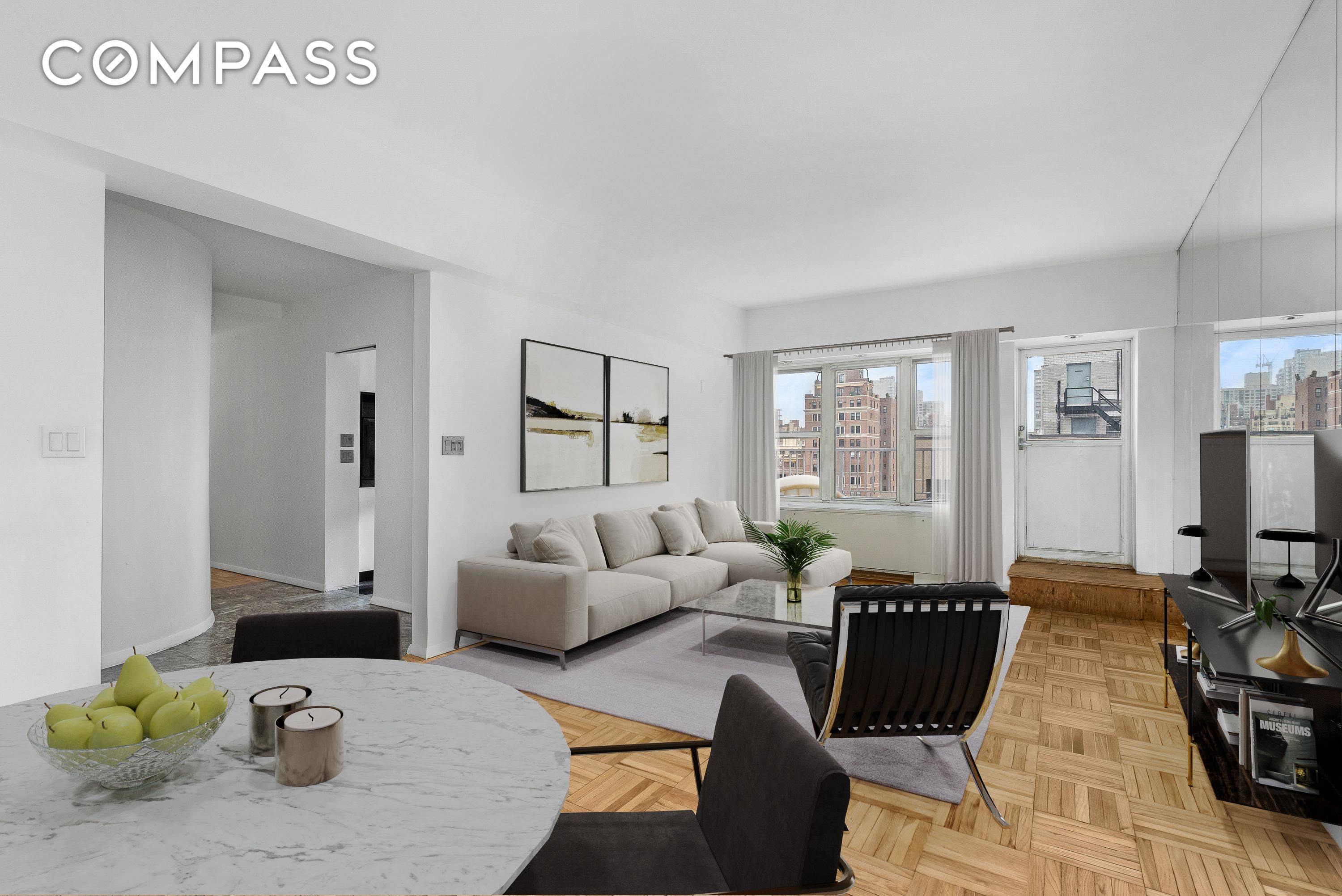 The height of luxury in Manhattan is sizable private outdoor space.