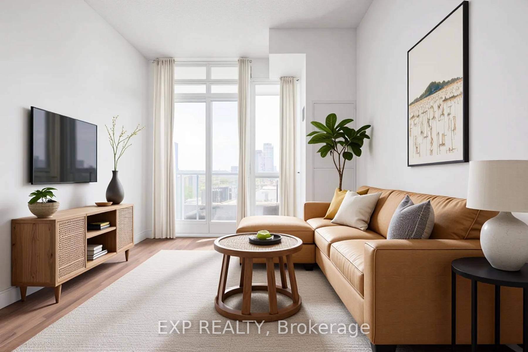 Welcome Home ! Conveniently Located Near Downtown Markham, This Amazing 1 Den Condo Unit Has An Open Concept Floor Plan, High Ceilings And An Abundance Of Natural Light.