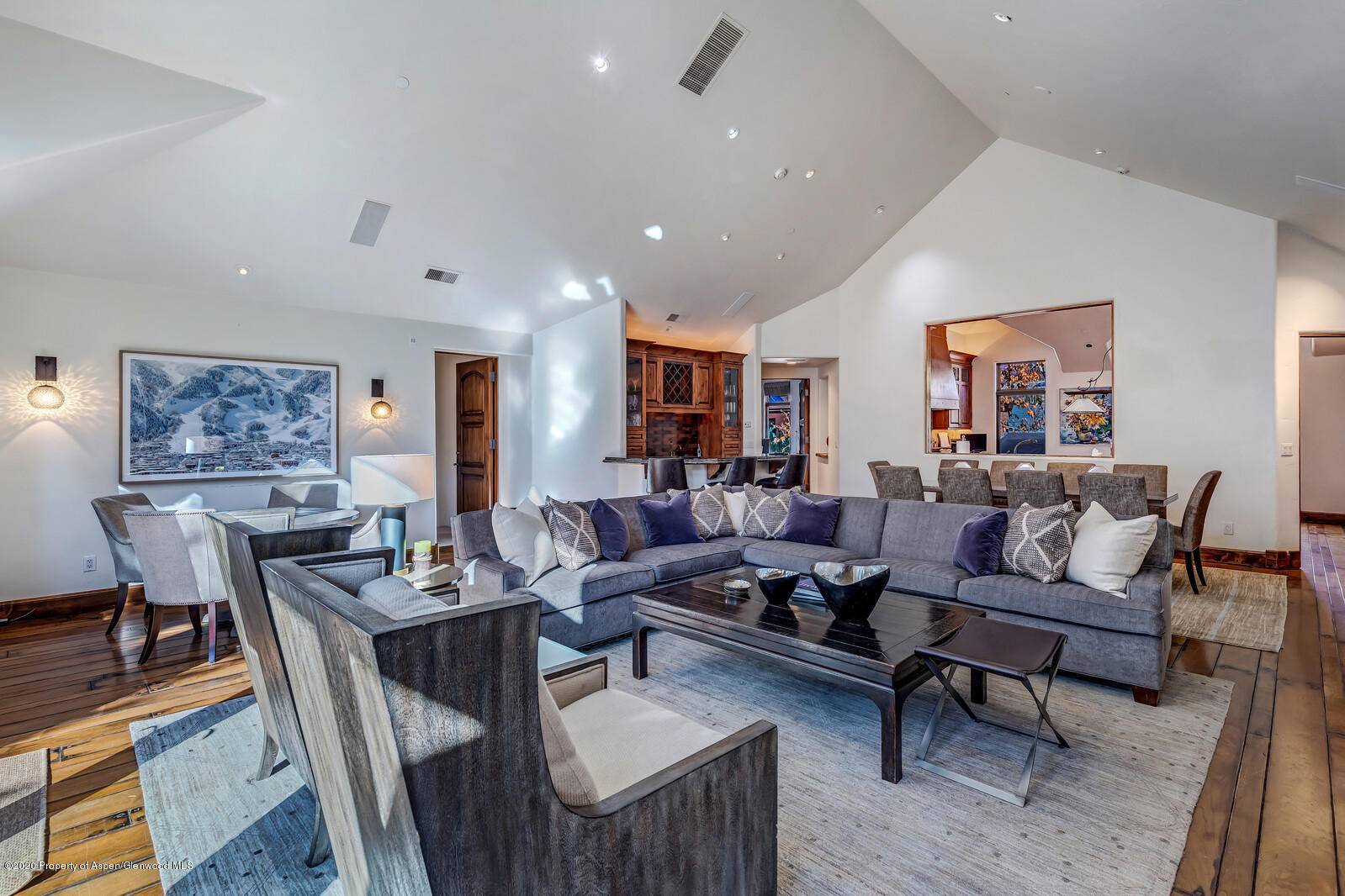 12M Bell Mountain Home in the Center of Downtown Aspen across the street from the Little Nell Hotel and City Market !
