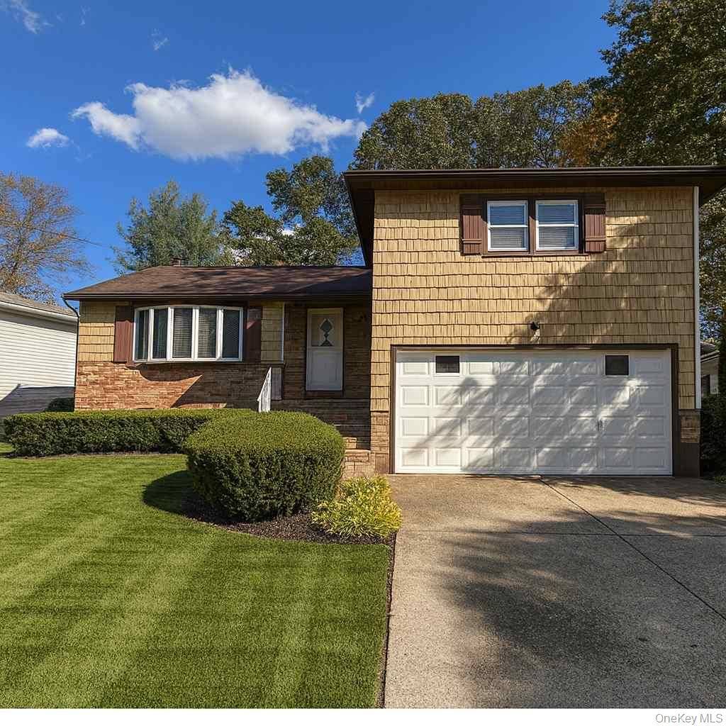 Welcome to this charming three bedroom split level home nestled in the highly sought after Wantagh Woods neighborhood.