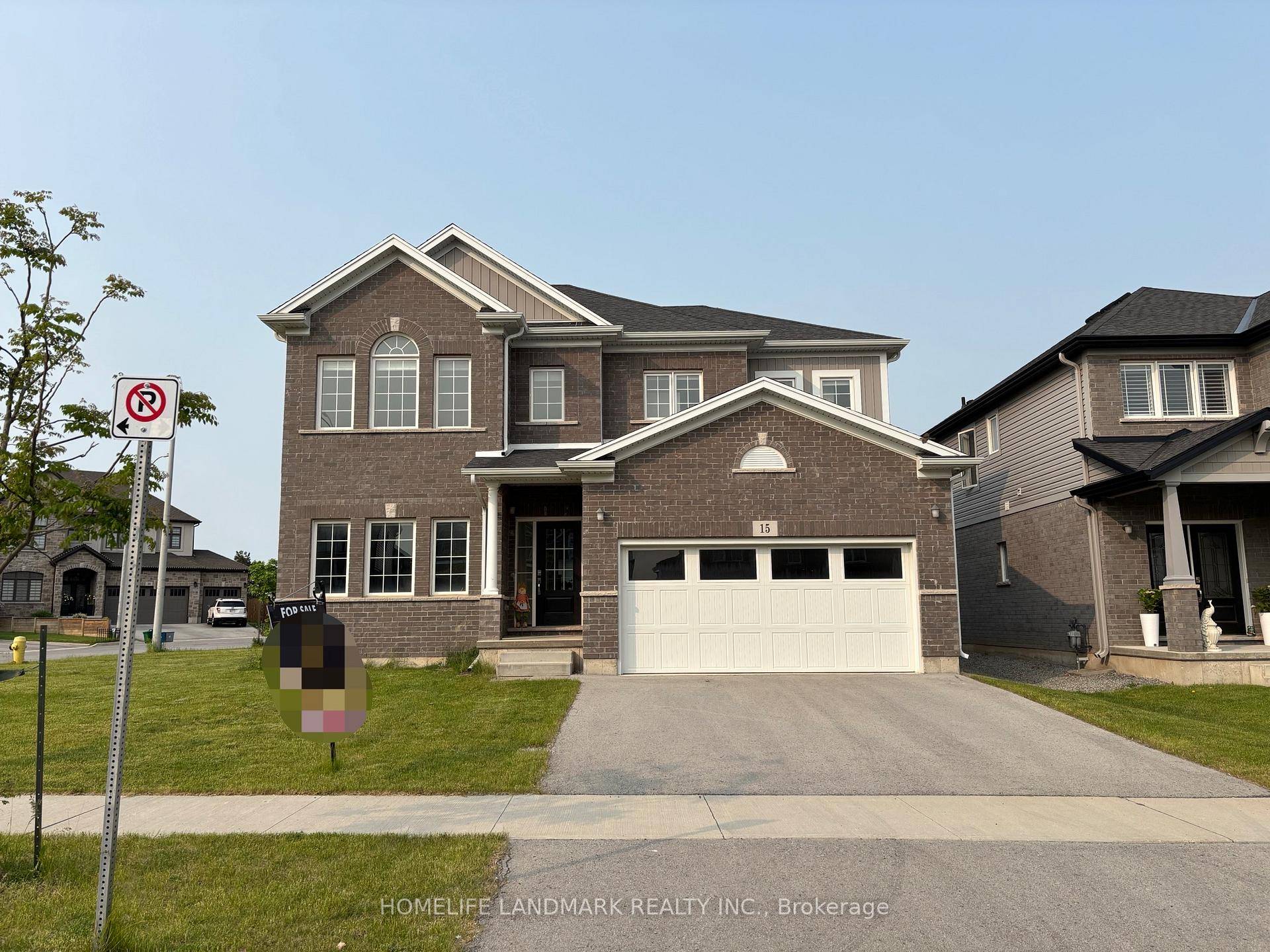 This exclusive custom built home built in 2018 with a corner large lot.