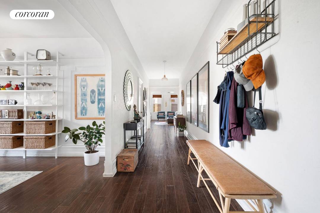 Bright, expansive, and rich in pre war charm, this coveted C line corner six room residence is a rare offering, combining scale, light, and exceptional value.