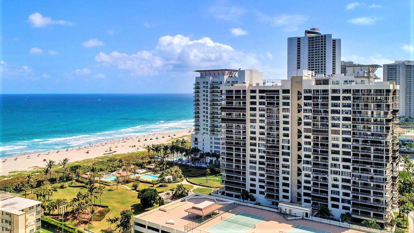 Great opportunity to own a condo on the desirable north side of the building with excellent views of the ocean.