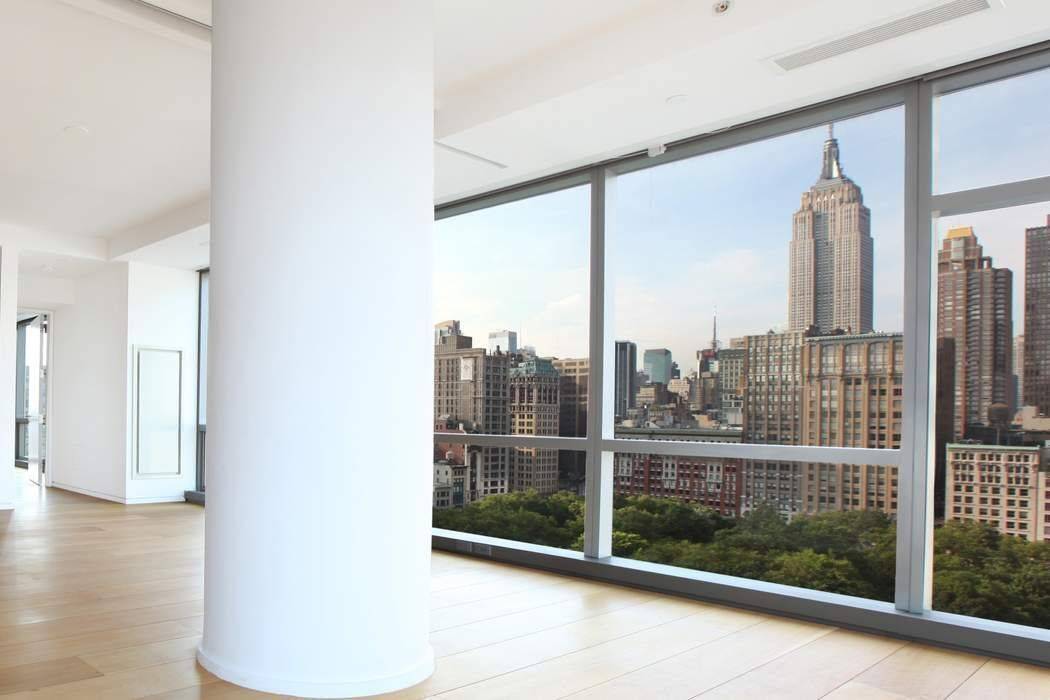 Enjoy unobstructed views of Madison Square Park and the iconic Manhattan skyline from a glamorous rental, one of only 53 luxurious tower residences at One Madison at 23 East 22nd ...
