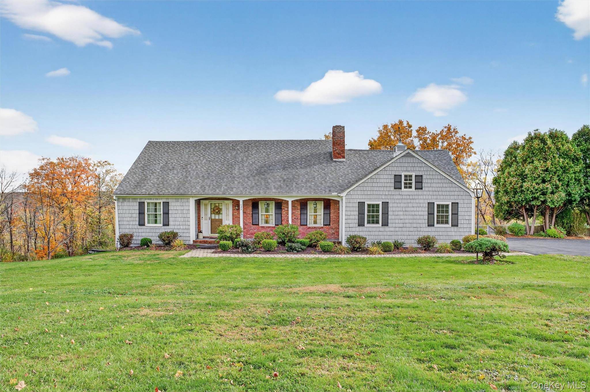 Country charmer ! Warm and inviting 2847 sq ft, 4 BR Cape Cod is set on lovely 6.