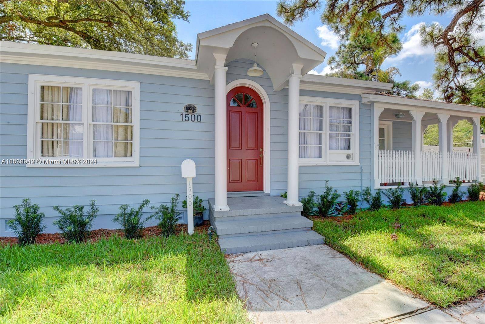 A Beautiful Historically Designated Key West Style 1941 Bungalow has been maintained in pristine condition.