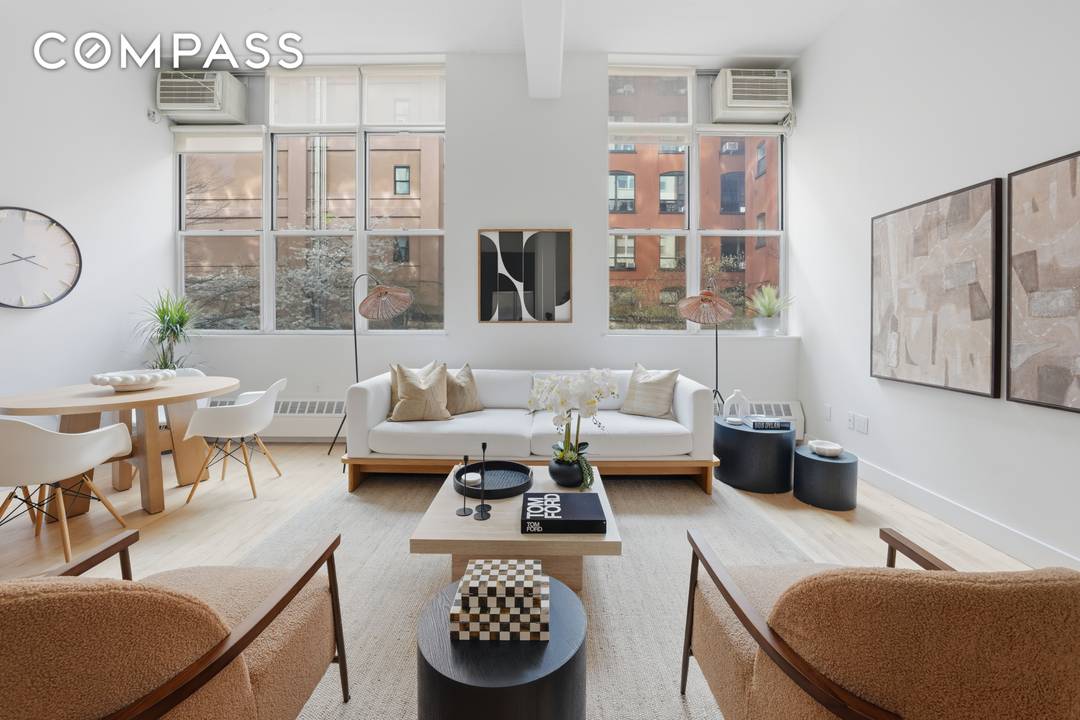 Welcome to The Kent a beautifully renovated loft style 2 bedroom, 2 bathroom home spanning over 1, 000 square feet, featuring soaring 13 foot ceilings and in unit washer and ...