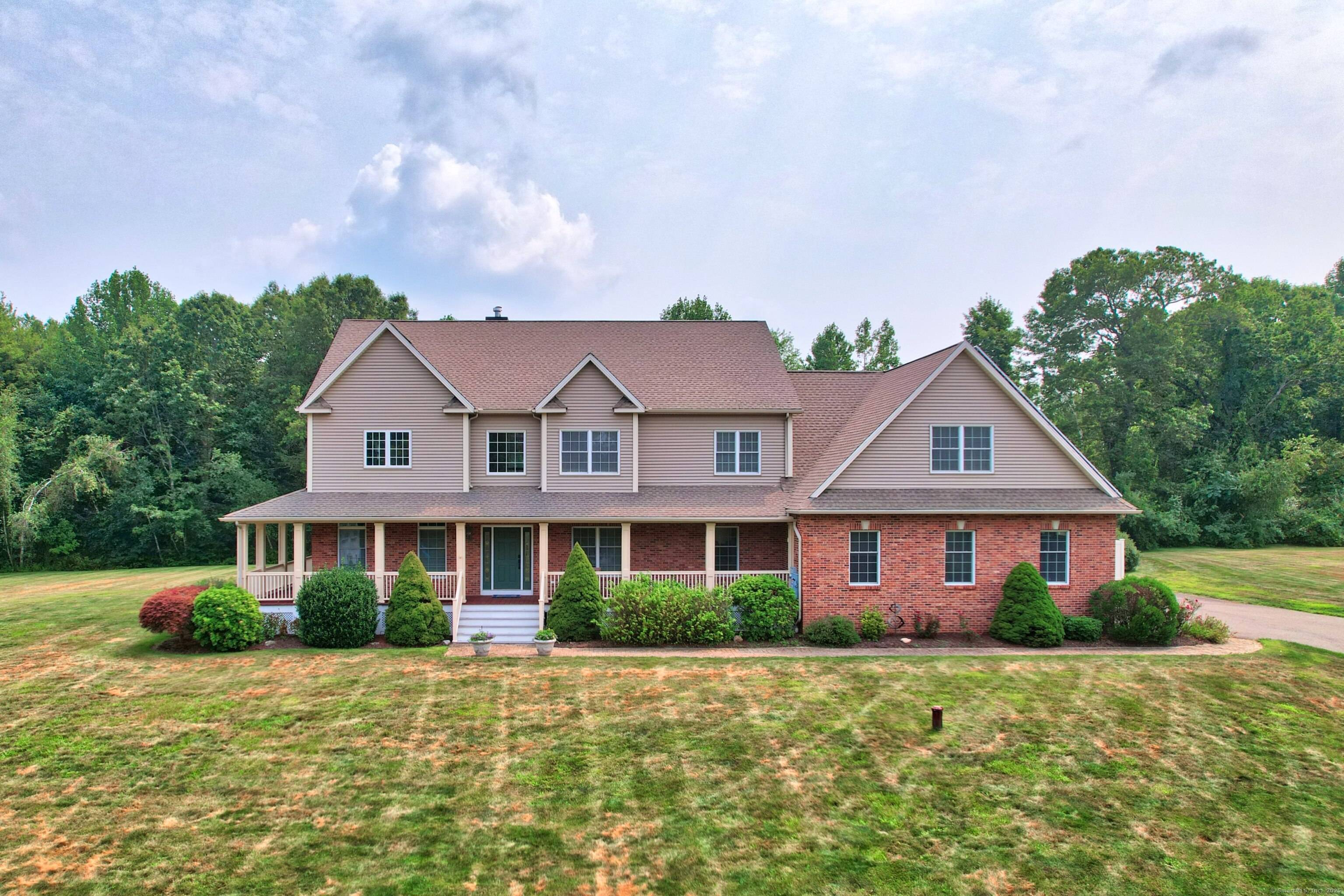 Stunning Farmhouse Colonial with Pool Solar in Desirable Wolcott Cul de Sac Welcome to your dream home !