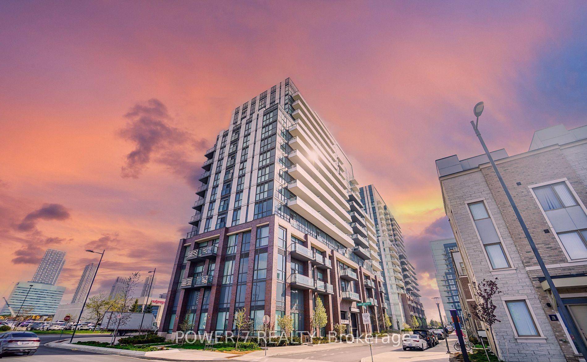 Welcome to Luxurious 2 Bedroom 1 Bathroom Unit In Mobilio Condos on the 18th Floor by Menkes.
