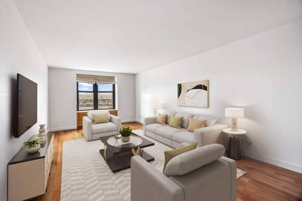 An Iconic view of the Metropolitan Museum, and Central Park welcomes you as soon as you enter the apartment 11D, on the 11th floor, at the full service Coop 1001 ...