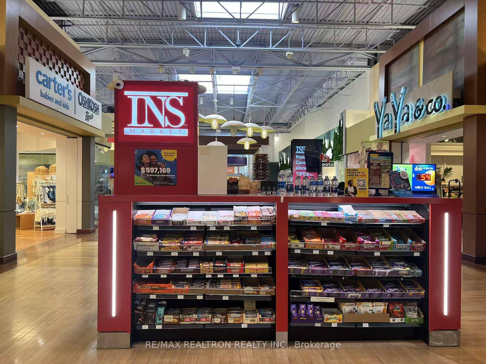 Open 7 Days Lottory And Convenience Shop Located Inside Vaughan Mills Shopping Center, Popular And Globally Recognized Brand.