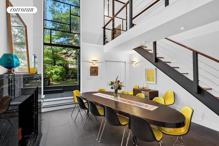 This fabulously designed and unique 4 story townhouse in MINT condition built at the turn of the century offers an open loft style renovation featuring TWO main entertaining floors that ...